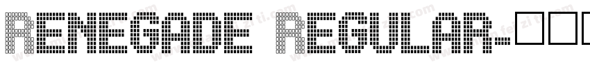 Renegade Regular字体转换